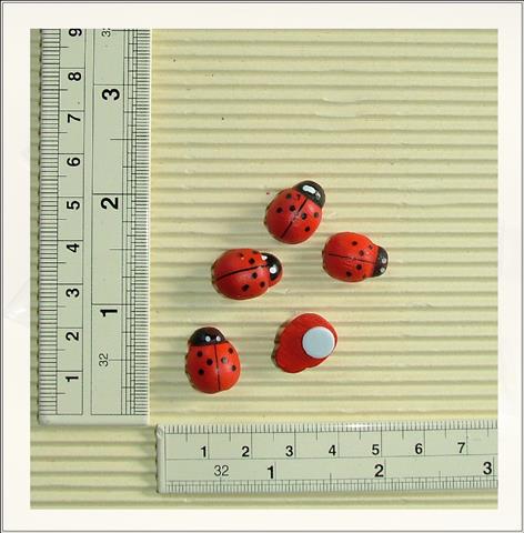 Wooden Lady Birds