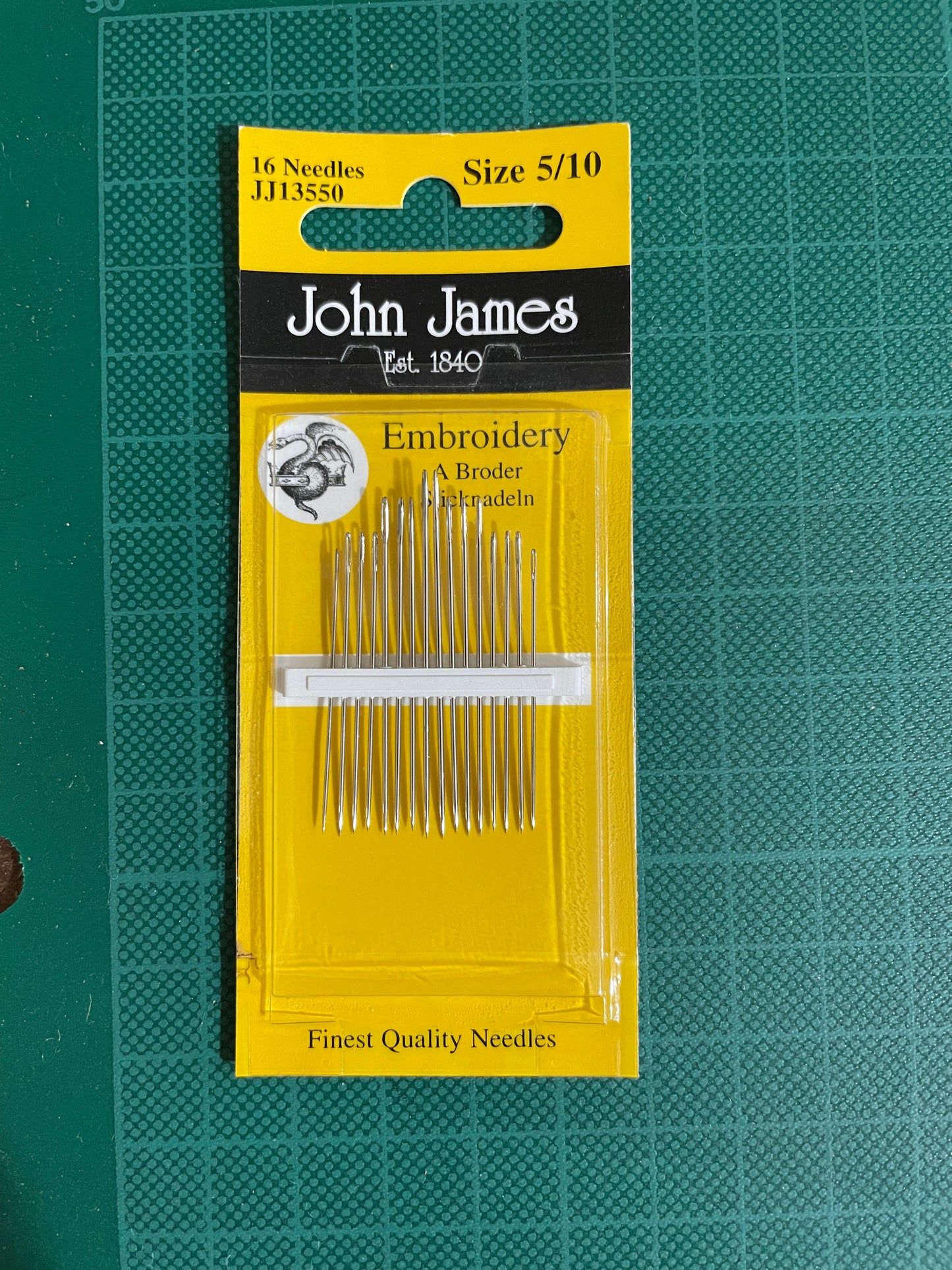 John James Embroidery Sewing Needle