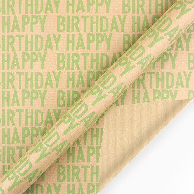 Wrapping Paper Sheet - Happy Birthday