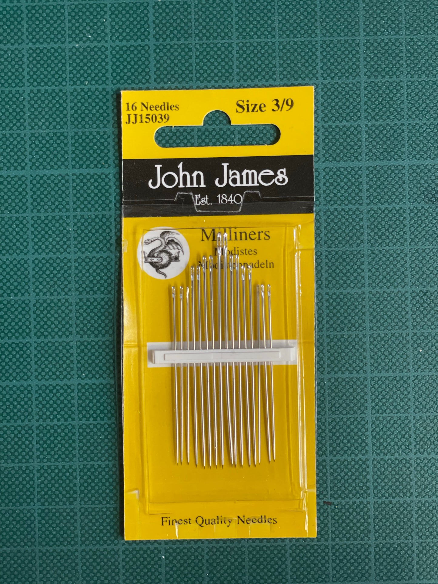 John James Milliners Sewing Needle