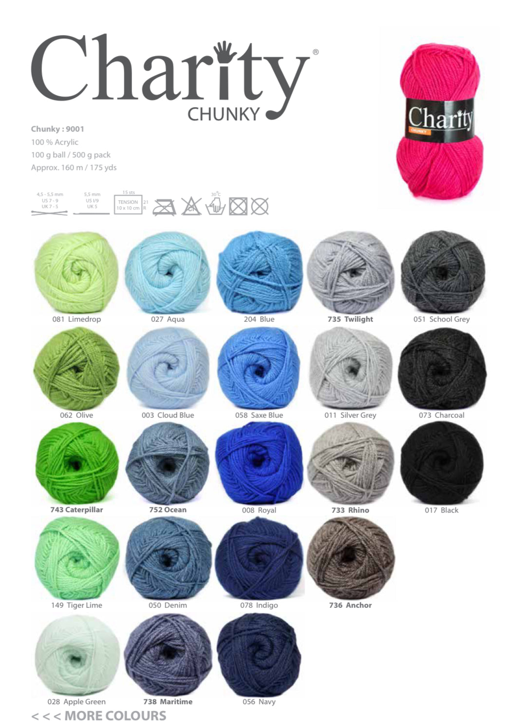 Charity Chunky 100g