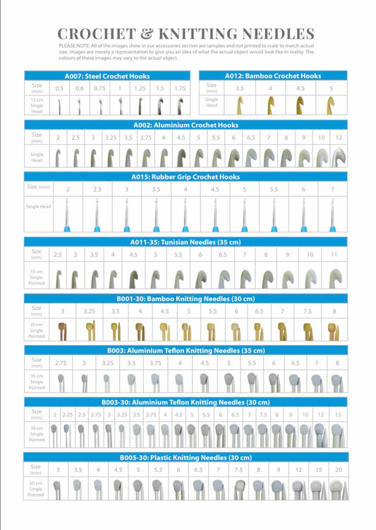 Crochet & Knitting Needles Part 2