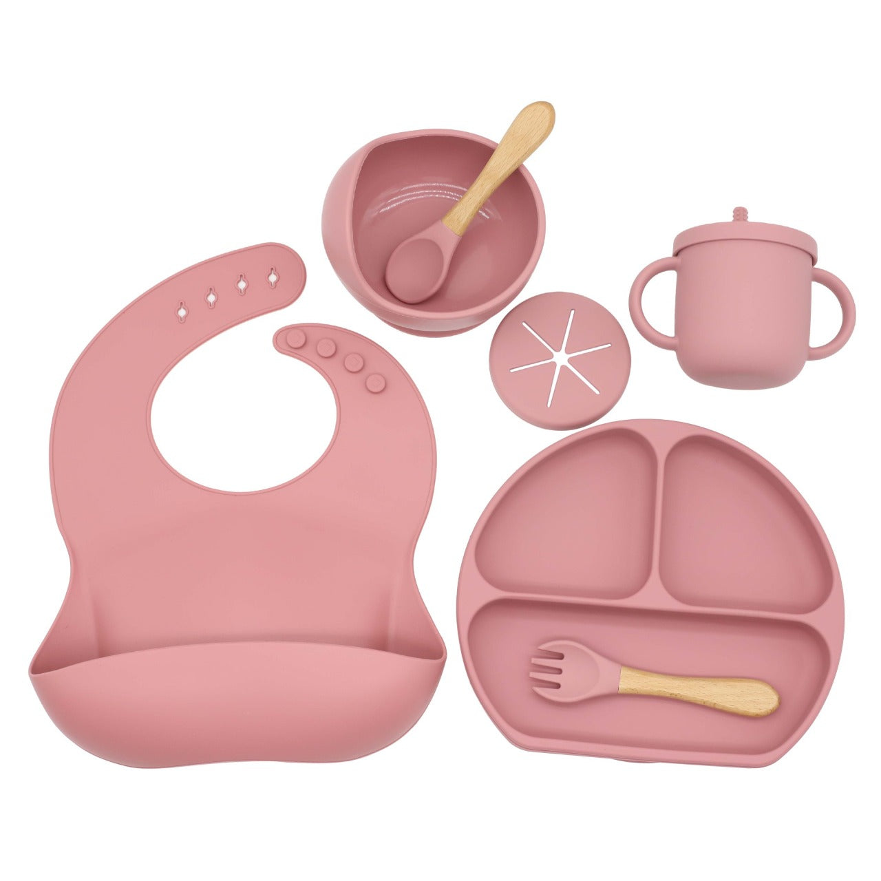 Silicone Baby Feeding Set 8 Piece