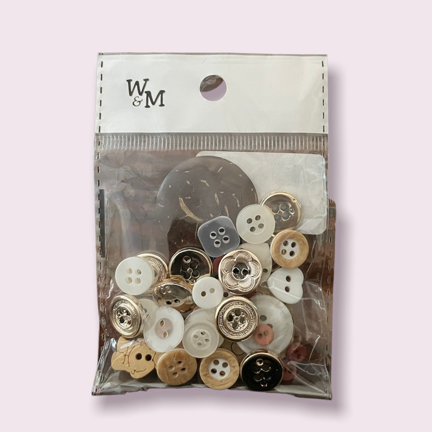 Button Mix Assorted 12g