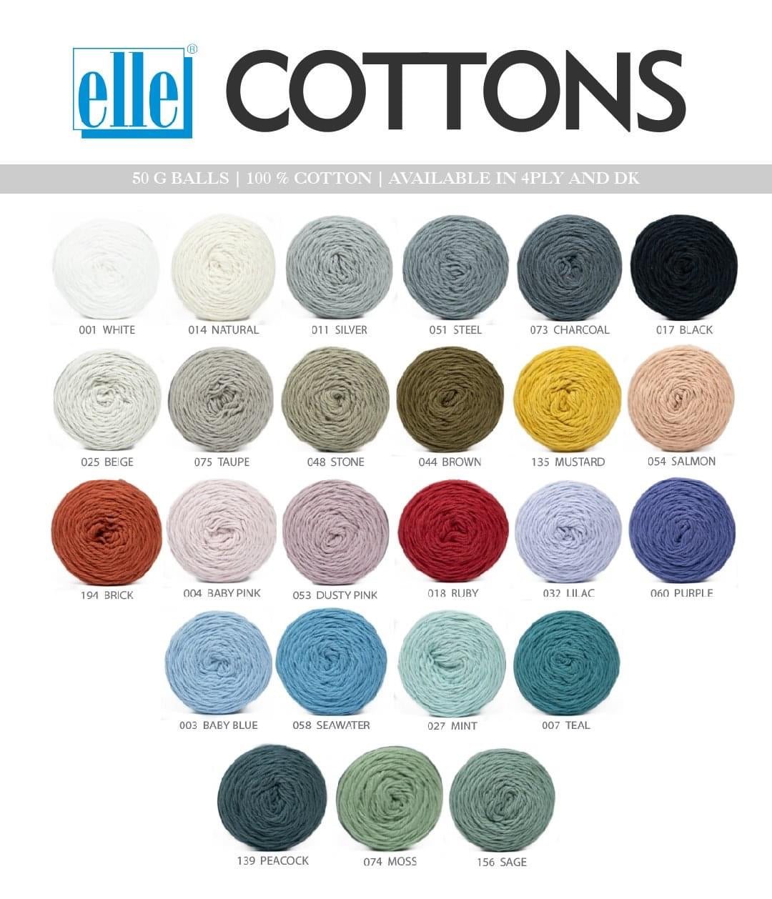 Elle Cottons 50g Double Knit