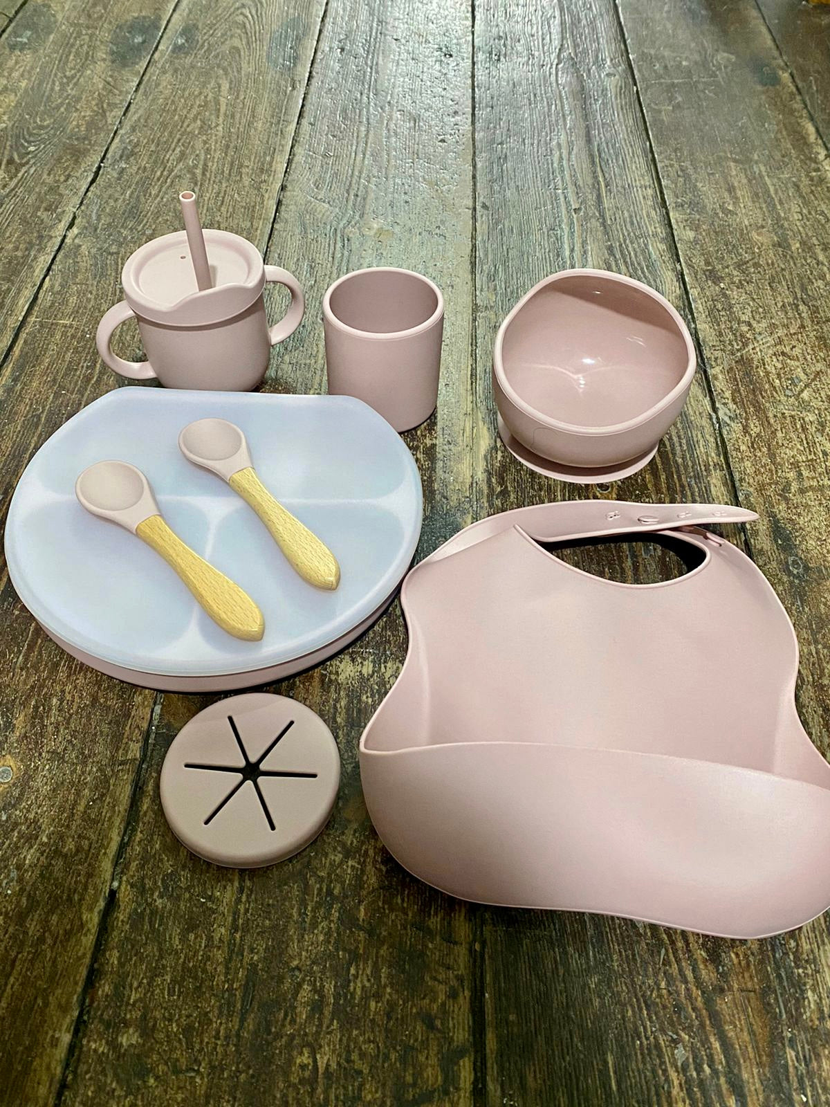 Silicone Baby Feeding Set 8 Piece