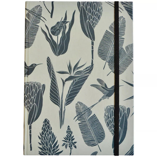 Notebooks A5 - Protea/Floral/Nature Pattern