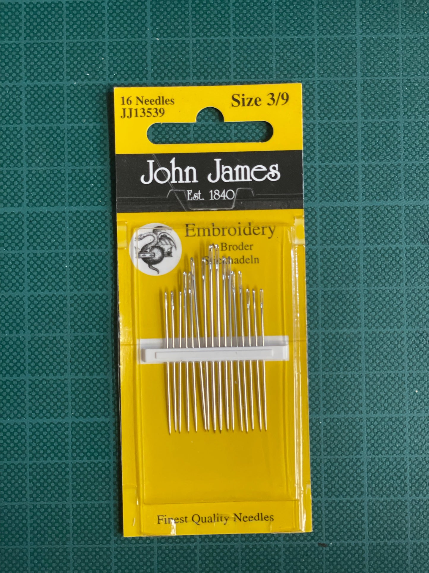 John James Embroidery Sewing Needle