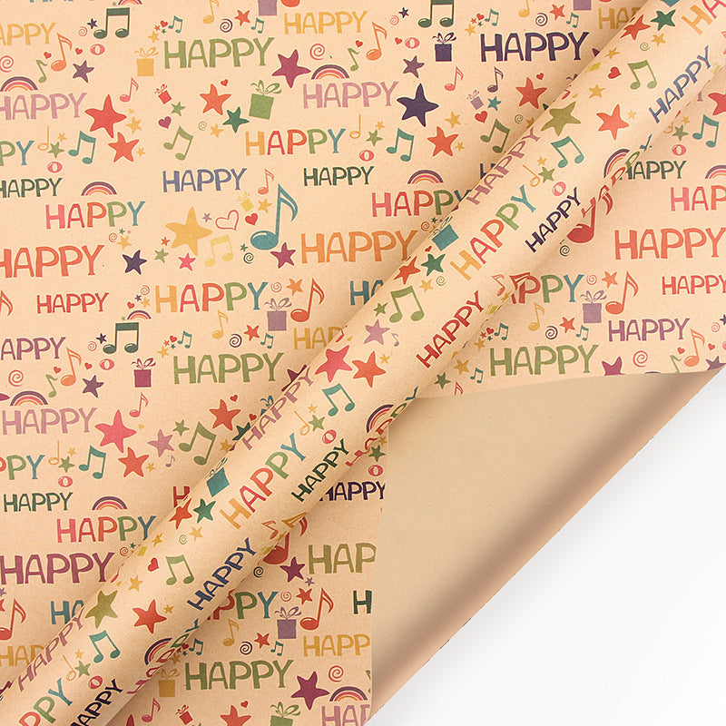 Wrapping Paper Sheet - Birthday/Celebrations x 5 Sheets