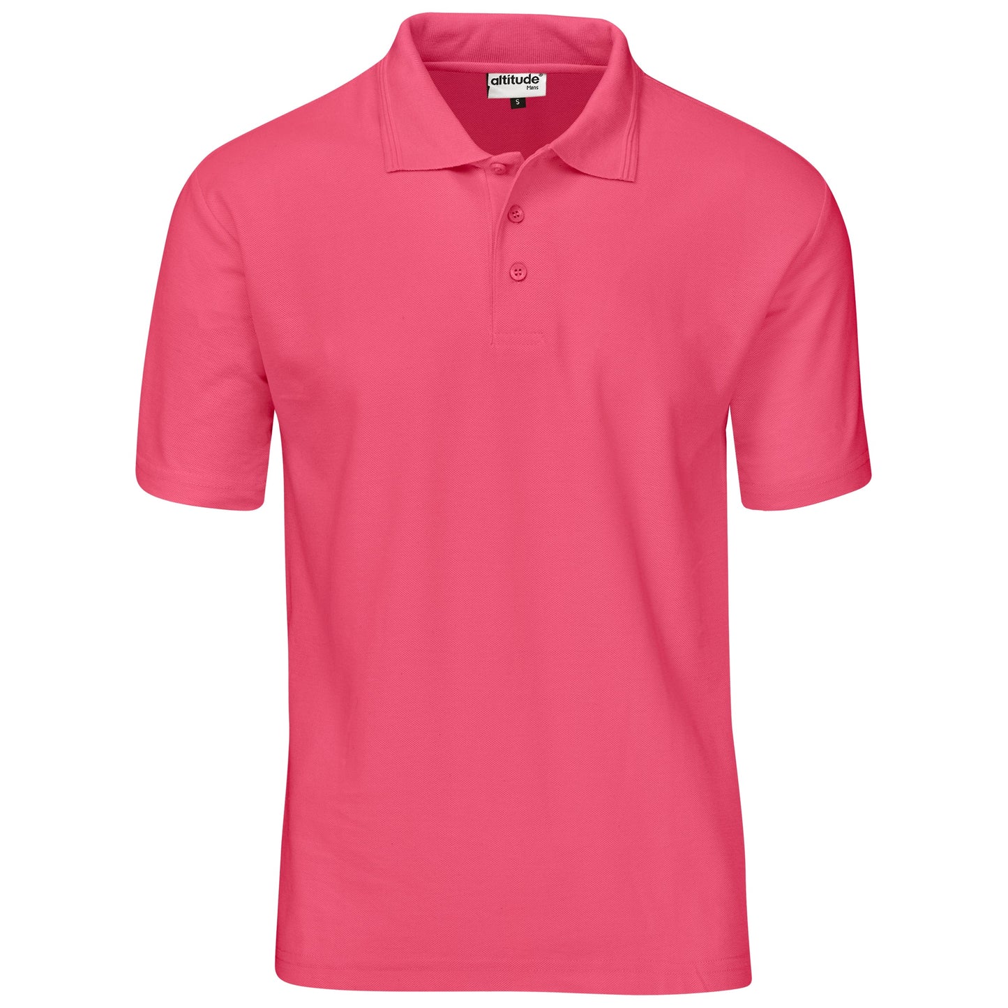 Mens Pique Knit Golf Shirt Small to XXLarge