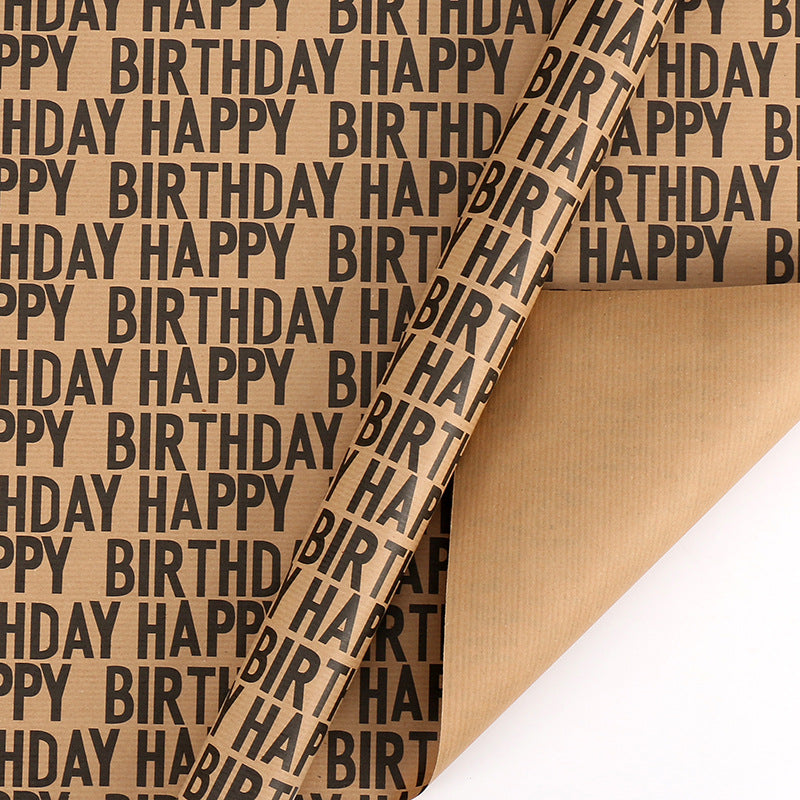 Wrapping Paper Sheet - Happy Birthday