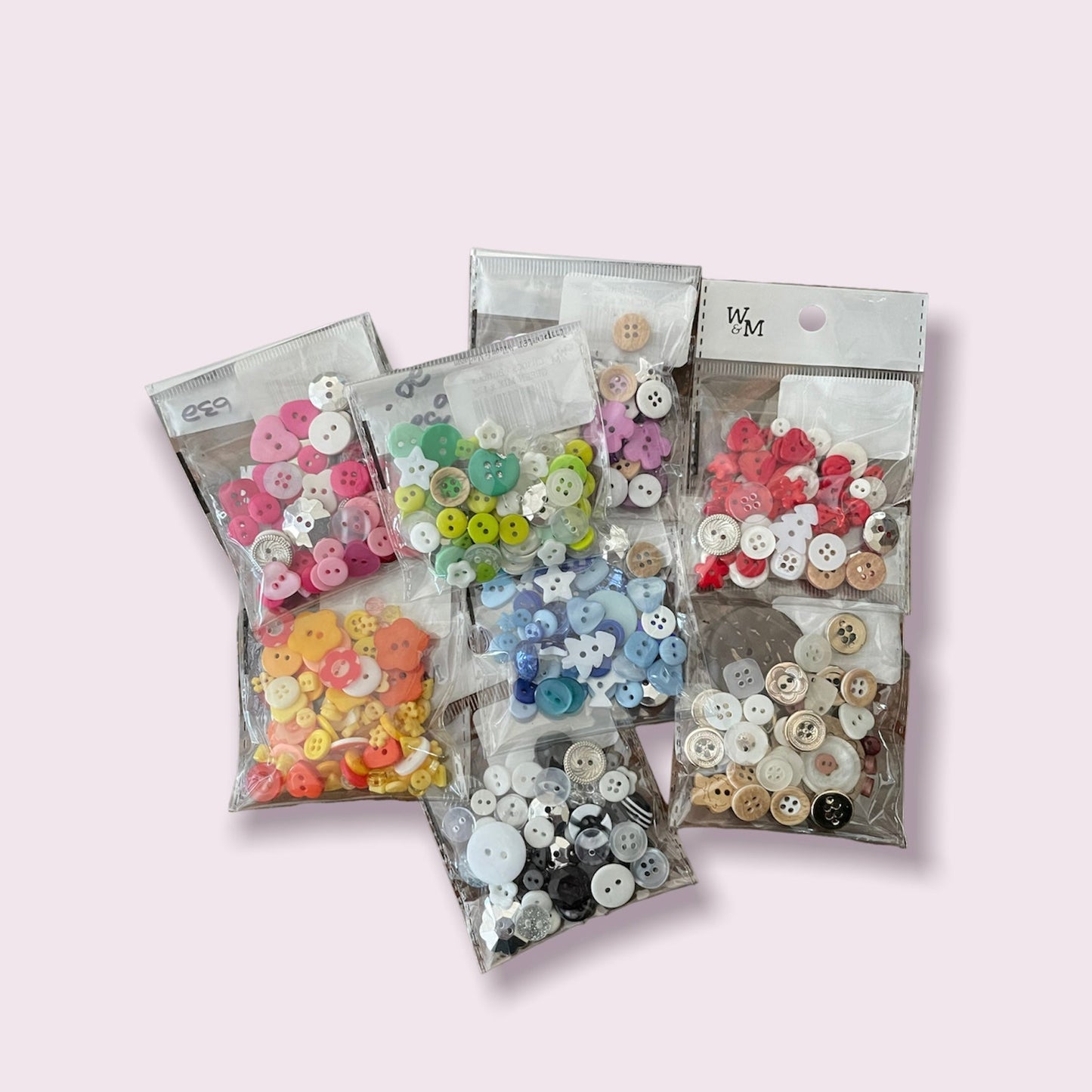 Button Mix Assorted 12g