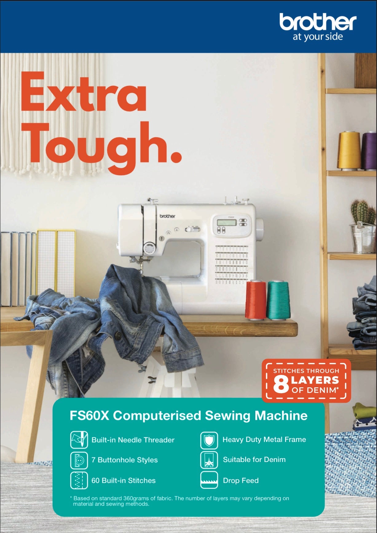 Demo Brother FS60X Computerized Sewing Machine